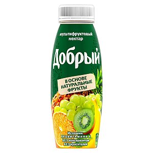 Мультифруктовый нектар Добрый 0.3л, PON-PUSHKA (на Сурганова) - Минск