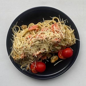 Паста с морепродуктами, Чилаут