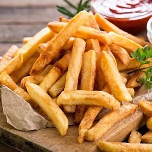 + картофель фри в шаурму, Кусай