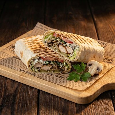Заказать Шаурма Грибная (340г), Кусай