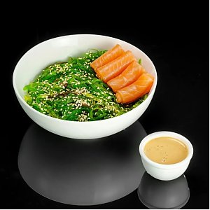 Чука с лососем салат, Суши-бар Ниндзя - Мозырь