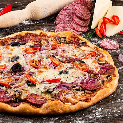 Заказать Пицца Сицилийская (острая) 30см, Такие Пироги