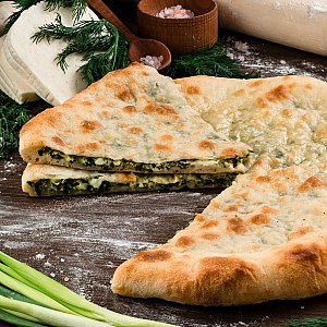 Пирог с осетинским сыром и кинзой (1200гр), Такие Пироги