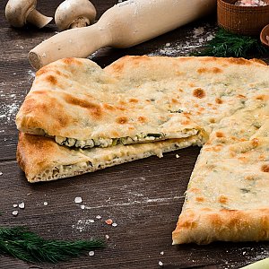 Пирог с осетинским сыром и зеленью (700гр), Такие Пироги