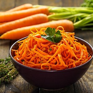 + морковь по-корейски, Deddi Жарка