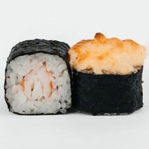 Мини-ролл запеченный с креветкой, FlaminGO Sushi