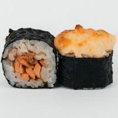 Заказать Мини-ролл запеченный с лосось Терияки, FlaminGO Sushi