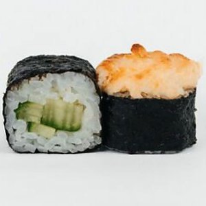 Мини-ролл запеченный с огурцом, FlaminGO Sushi