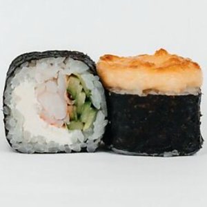Ролл запеченный с креветкой, FlaminGO Sushi