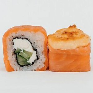 Ролл запеченный Филадельфия, FlaminGO Sushi