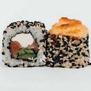 Ролл запеченный Сливочный Лосось, FlaminGO Sushi