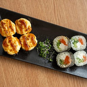 Запечённый ролл с лососем, UMI