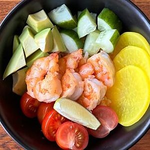 Поке с креветками, UMI