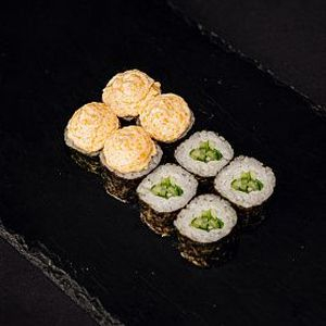 Запеченный Хосомаки с огурцом, Авокадо