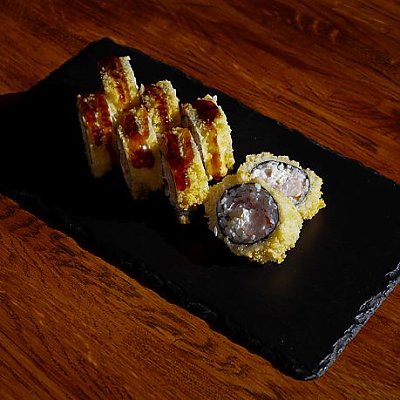 Заказать Темпура с беконом и креветкой, Авокадо