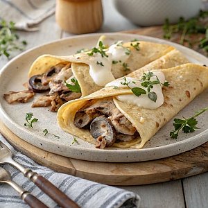 Блин с курицей и грибами, Шеф Блинчик