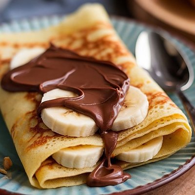 Заказать Блин с бананом и шоколадом, Шеф Блинчик