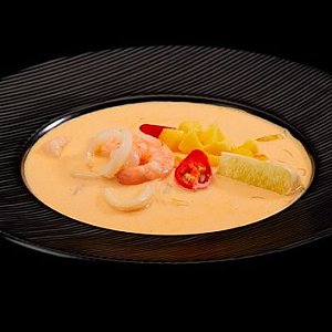 Тайский суп Карри с морепродуктами, YAKUZA SUSHI