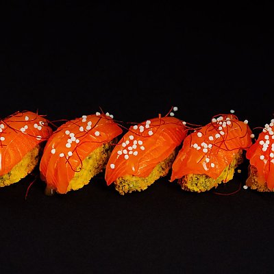 Заказать Фрай рис с лососем, YAKUZA SUSHI