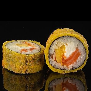 Хот ролл с лососем и апельсином, YAKUZA SUSHI