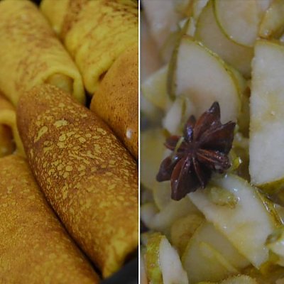 Заказать Блинчики с грушей и корицей, КулинарЪ