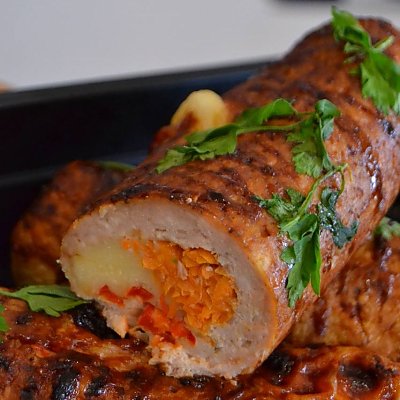 Заказать Куриный рулет со сладким перцем, КулинарЪ