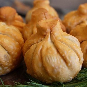 Хинкали жареные с картофелем, КулинарЪ