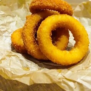 Луковые кольца и соус, Фастфуд и Разливное