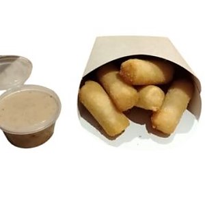 Картофельные крокеты с соусом, Фастфуд и Разливное