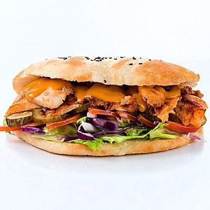 Донер Сырный с курицей в пите (330г), Kinza