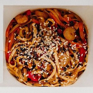 Вок с креветкой (лапша), Foodex
