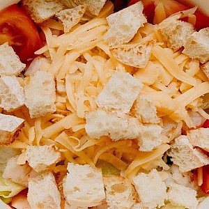 Салат Цезарь Креветка, Foodex