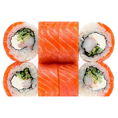 Заказать Ролл Филадельфия Эби (4шт), Foodex