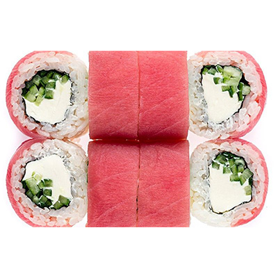 Заказать Ролл Филадельфия Тунец (4шт), Foodex