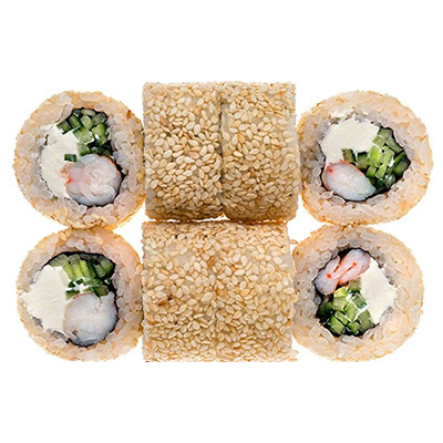 Заказать Ролл Калифорния в кунжуте, Foodex
