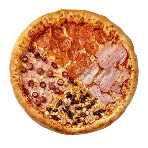Пицца Мясной Сезон с сырным бортиком 32см, Craft Pizza