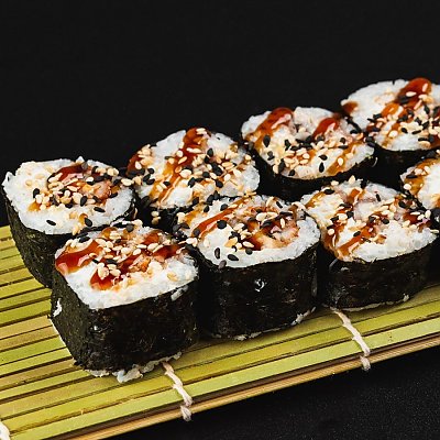 Заказать Мини ролл с угрем, Kraken