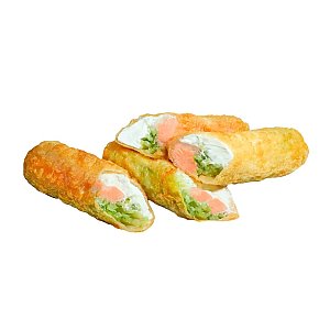 Спринг-ролл с лососем и огурцом, Kraken