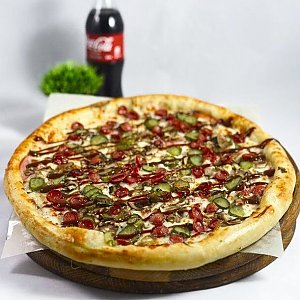 Пицца Колбаски барбекю 35см, Pizza Gold