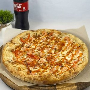 Пицца Креветки со сладким соусом чили 35см, Pizza Gold