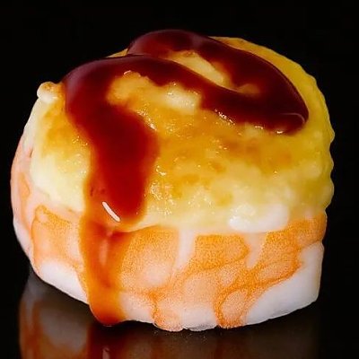 Заказать Запеченный ролл Филадельфия с креветкой, 69 Суши Пицца