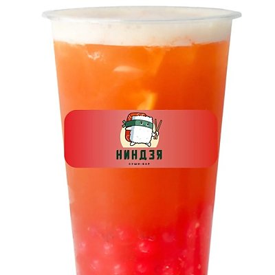 Заказать Бабл Ти Сочная клубника 0.5л, Суши-бар Ниндзя - Пинск
