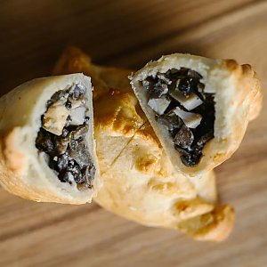 Кибинай с грибами и яйцом, Прафiтроля