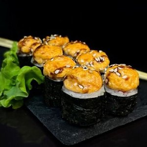 Запечённые Хосомаки с кальмаром, СушиМи