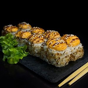 Запечённый ролл Гриль Бонито с курицей, СушиМи