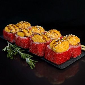 Запечённая Калифорния с лососем, СушиМи