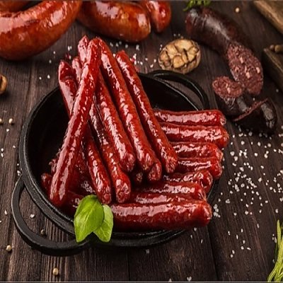 Заказать + баварские колбаски в пиццу, СушиМи
