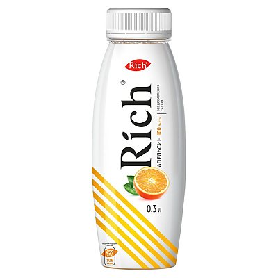 Заказать Апельсиновый сок Rich 0.3л, Gusto