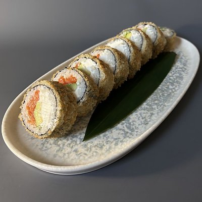 Заказать Ролл Темпура с лососем, ХатиКо