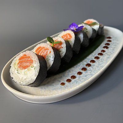 Заказать Ролл с лососем и огурцом, ХатиКо